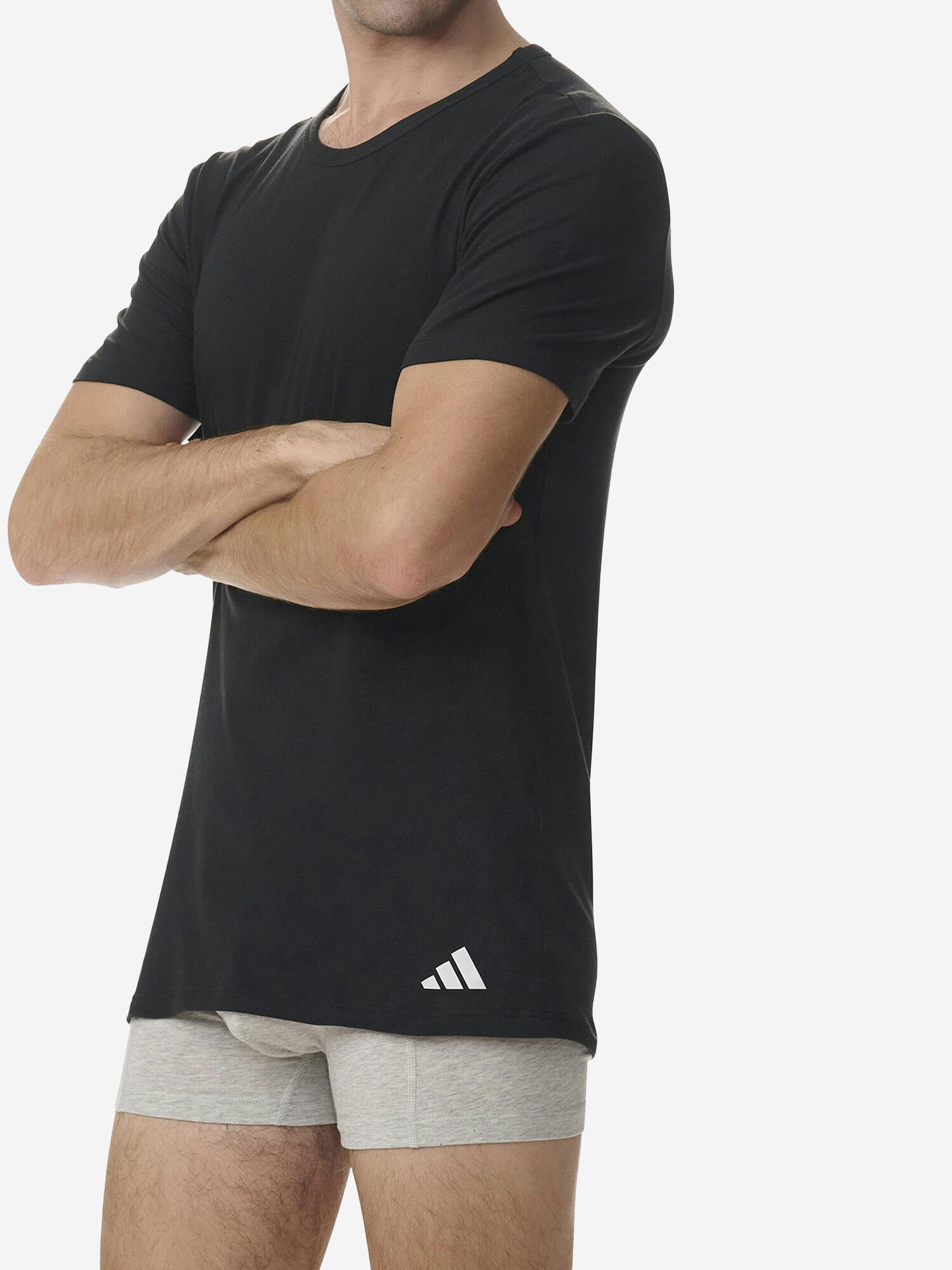 Training T-Shirt atmungsaktiv Herren - Active Flex Cotton schwarz 4/5