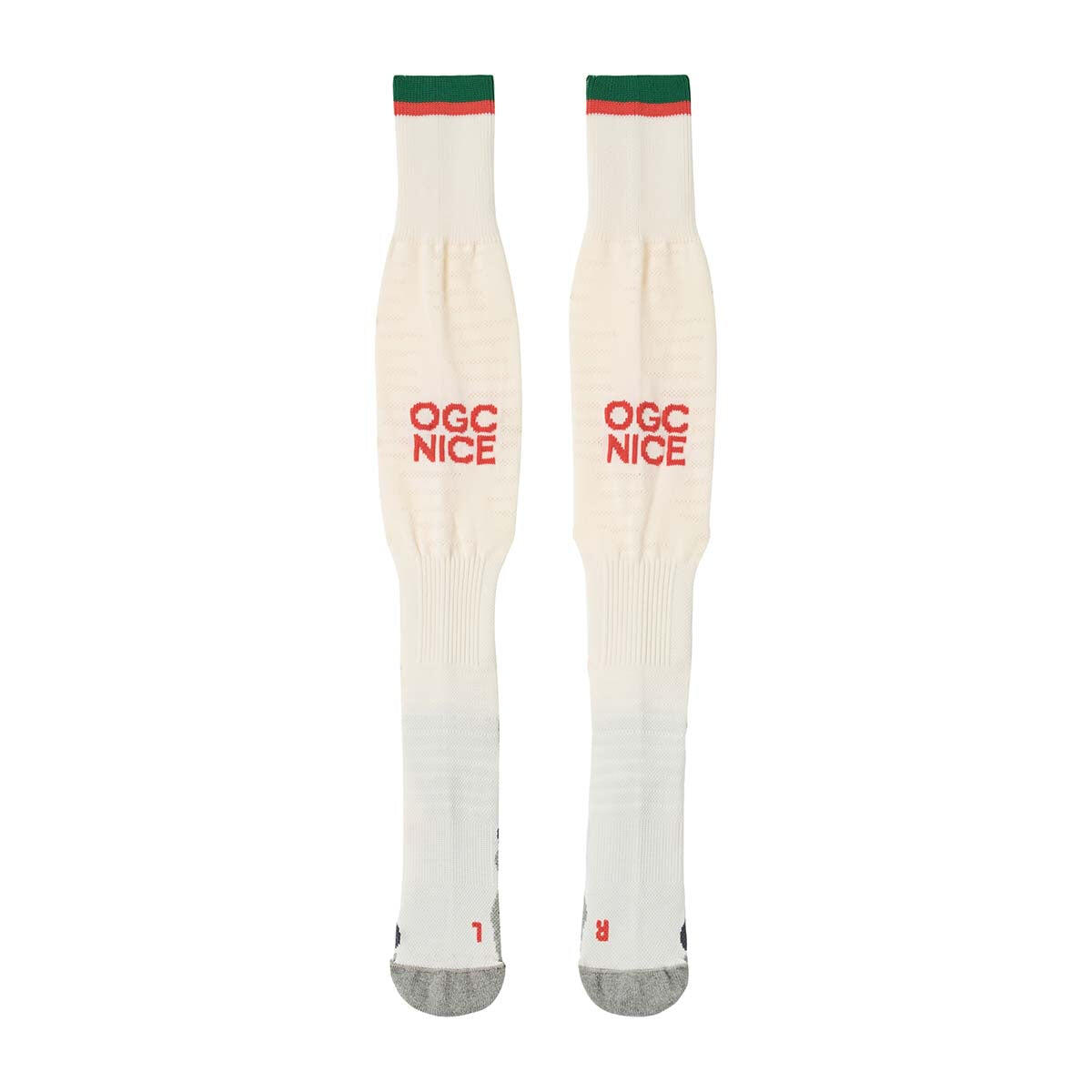 Kappa - Chaussettes Kombat Spark Pro Away Adulte Ogc Nice 25/26 - Chaussettes - Blanc - 47/49 - Decathlon