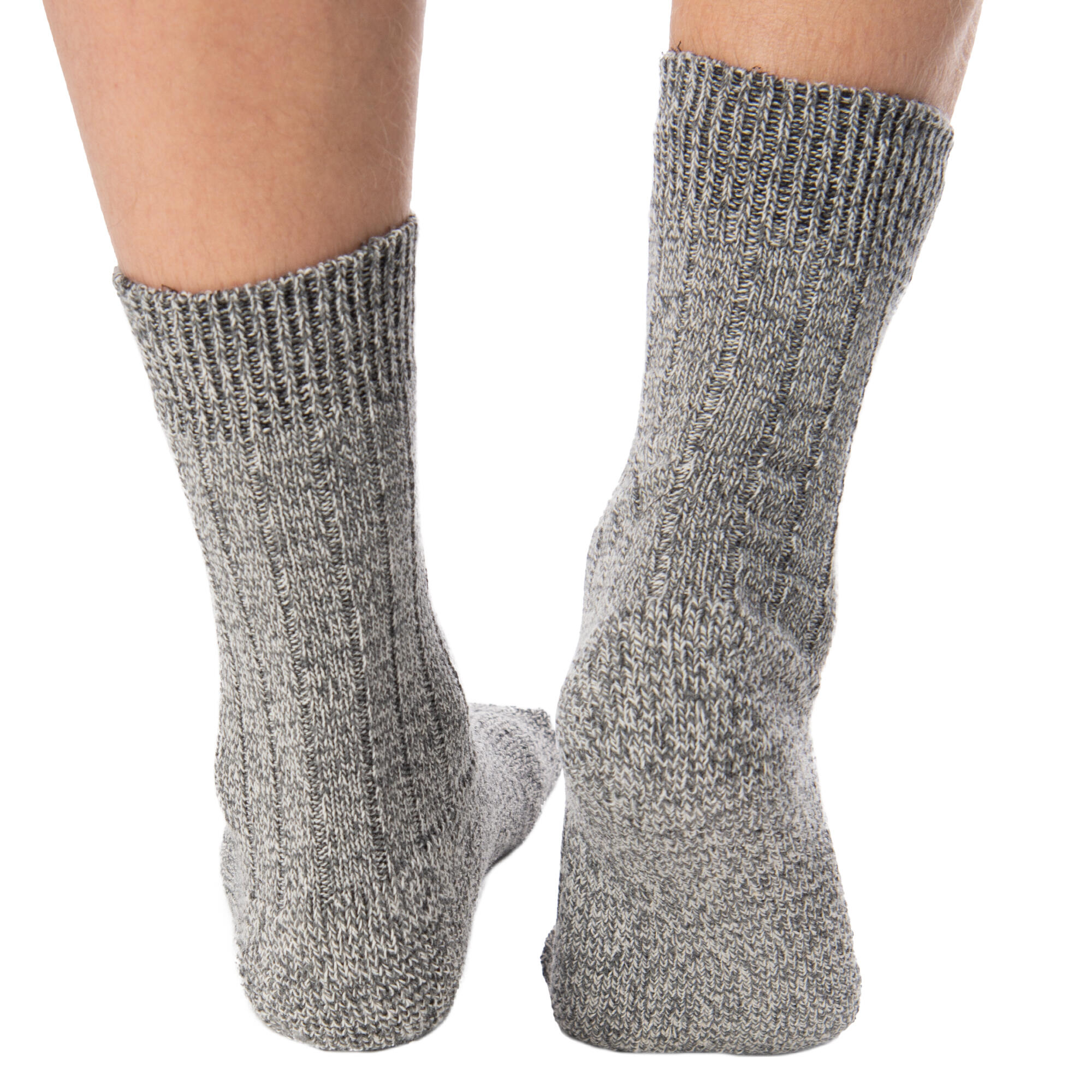 Damen Herren Wandern Norweger Socken dick Wollmischung Frottee-Innensohle 6 Paar 7/7
