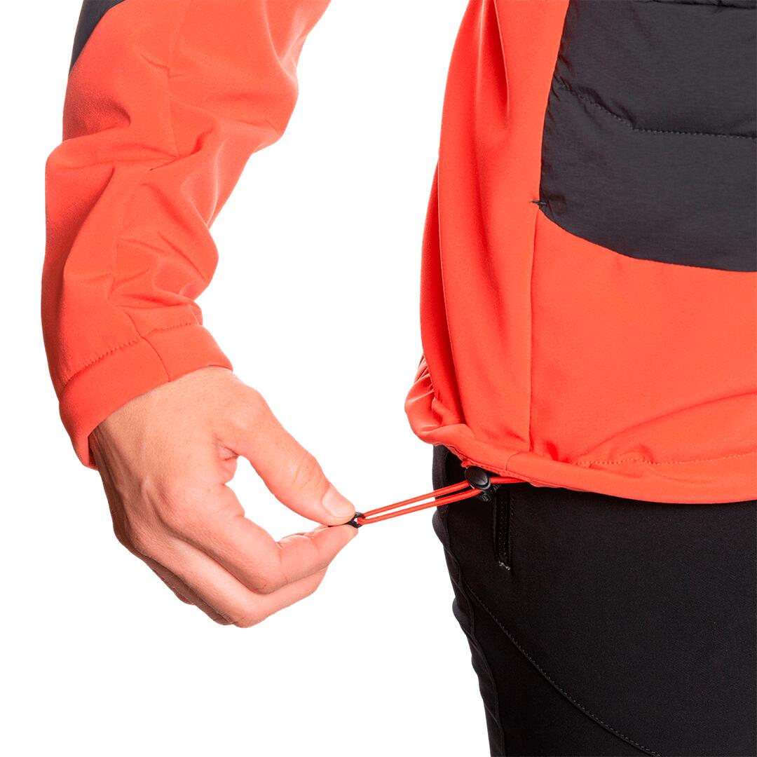 Chaqueta acolchada para Mujer Trangoworld Abeille kb Negro/Rojo 7/7