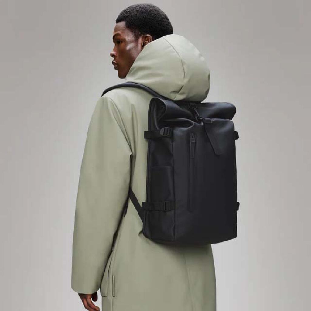 Rains Model Rolltop Rucksack W3 Kleur Zwart 4/5