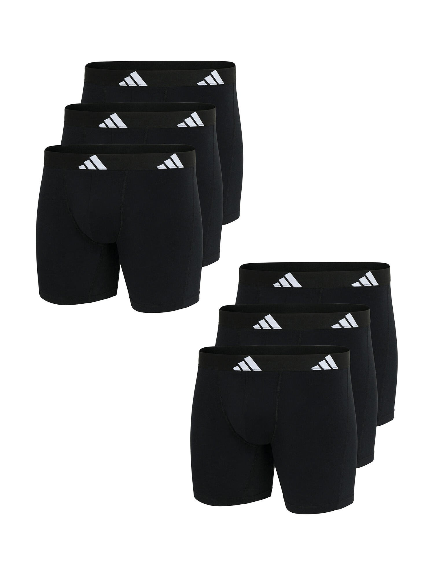 ADIDAS Boxer klassische Boxershorts Herren - Active Flex Cotton schwarz