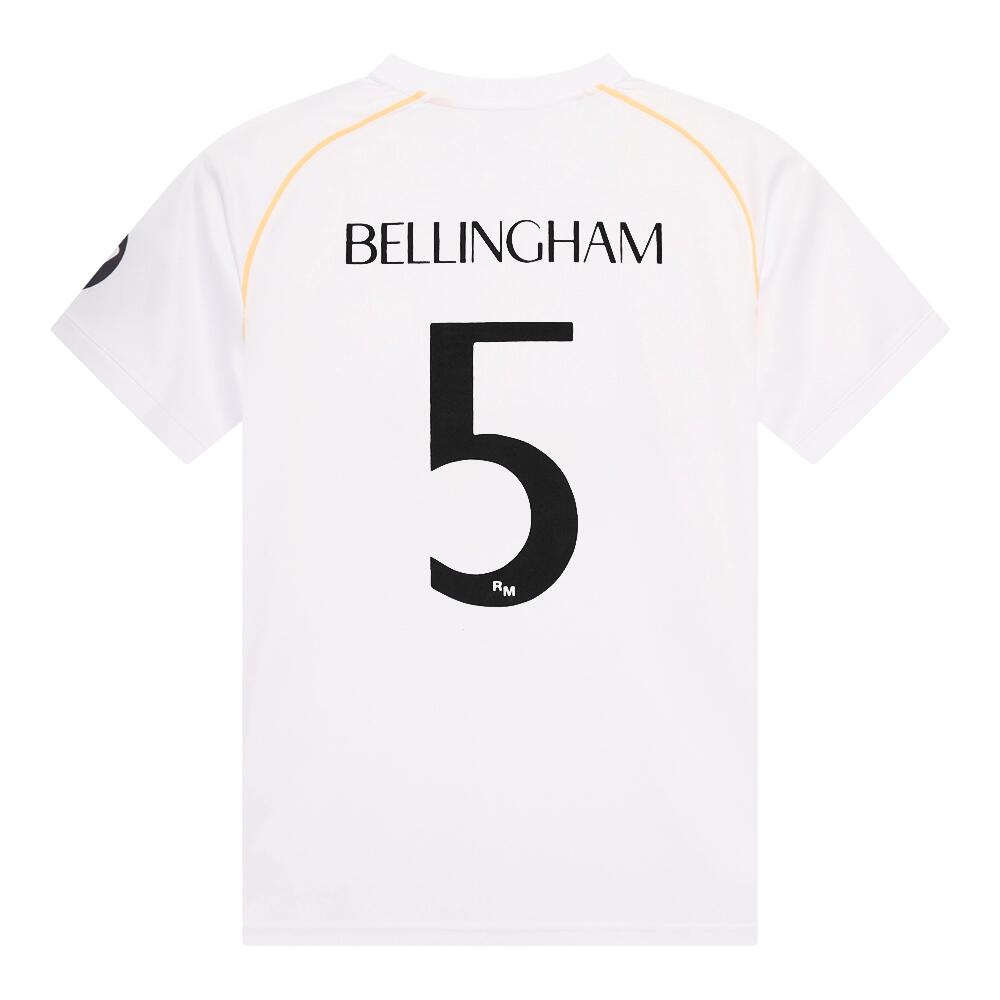 Jude Bellingham Real Madrid Camisa Oficial Casa 25/26 Infantil 2/7