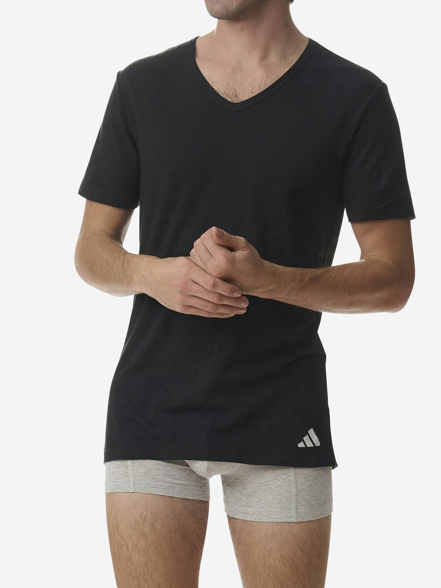 Training T-Shirt atmungsaktiv Herren - Active Flex Cotton schwarz 3/5