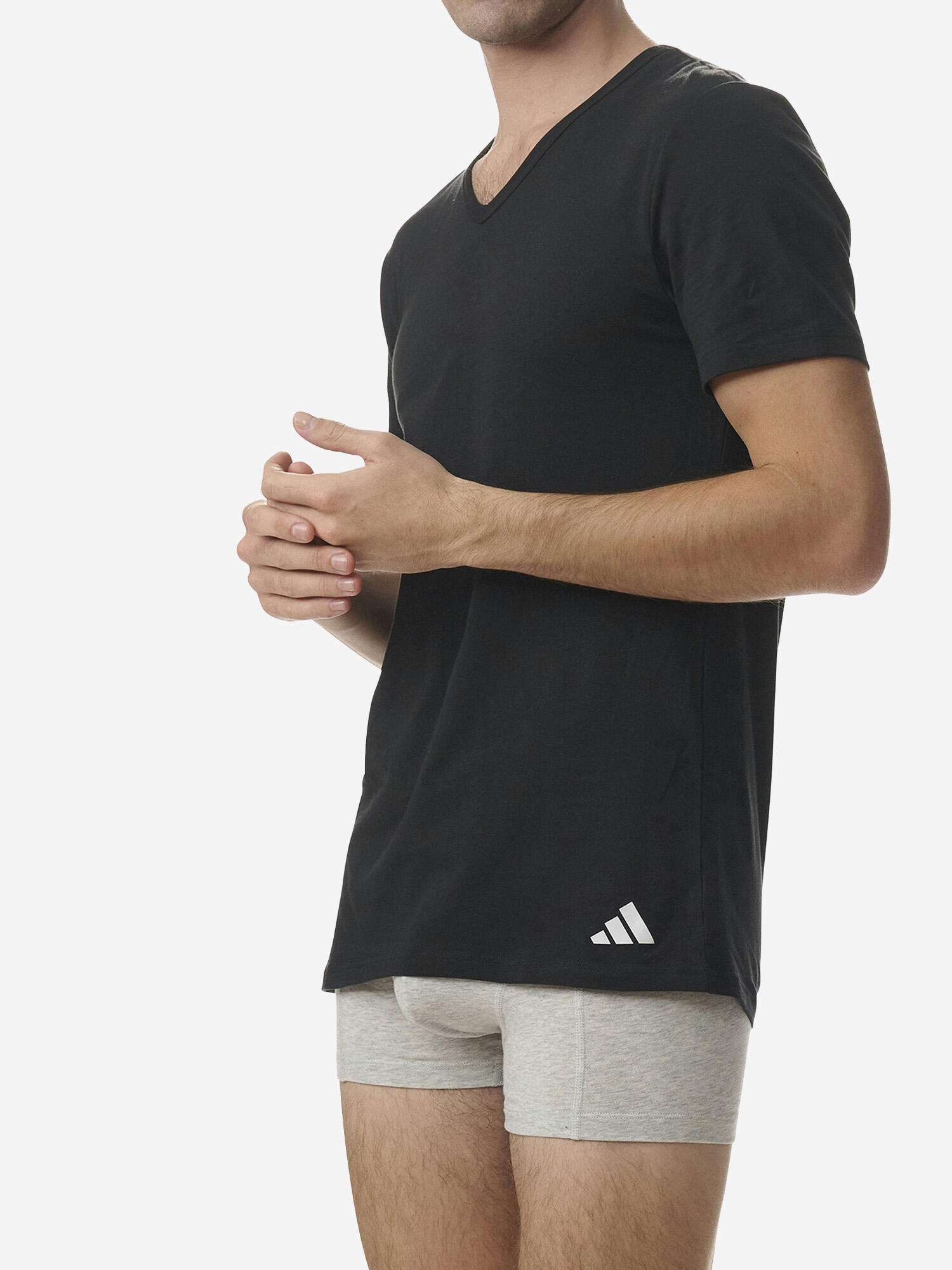 Training T-Shirt atmungsaktiv Herren - Active Flex Cotton schwarz 4/5