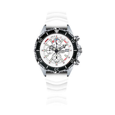 CHRIS BENZ DEPTHMETER CHRONOGRAPH 300M Taucheruhr