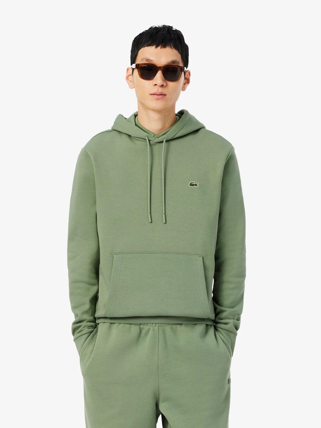 Sweat zippé à capuche Lacoste - Homme 1/7