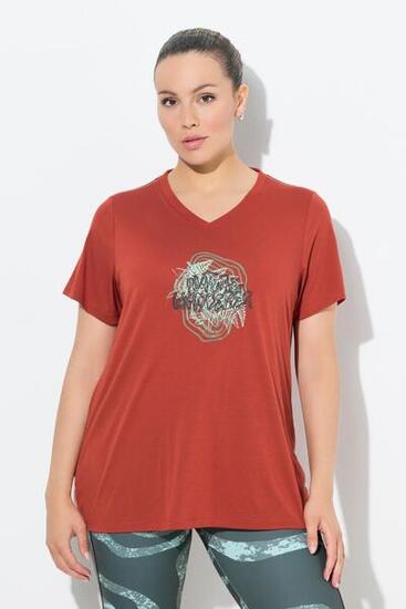 Damen Funktionsshirt antibakteriell V-Ausschnitt Halbarm