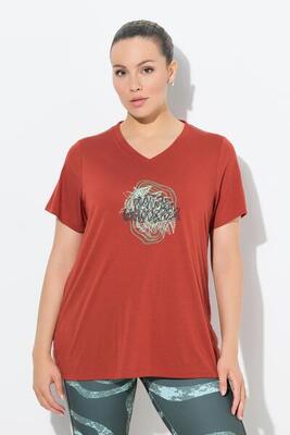 Dames functioneel shirt antibacterieel v-hals korte mouw