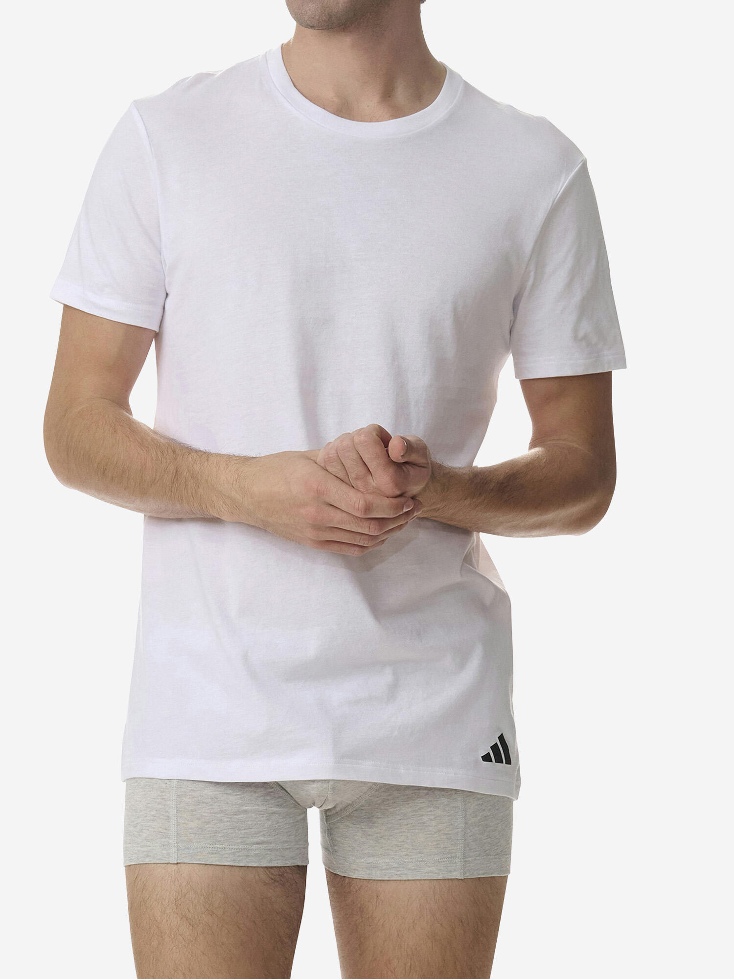Training T-Shirt atmungsaktiv Herren - Active Core Cotton weiß 4/6