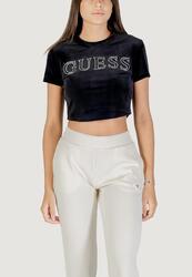 t-shirt crop top COUTURE CROP TEE FEMME NOIR