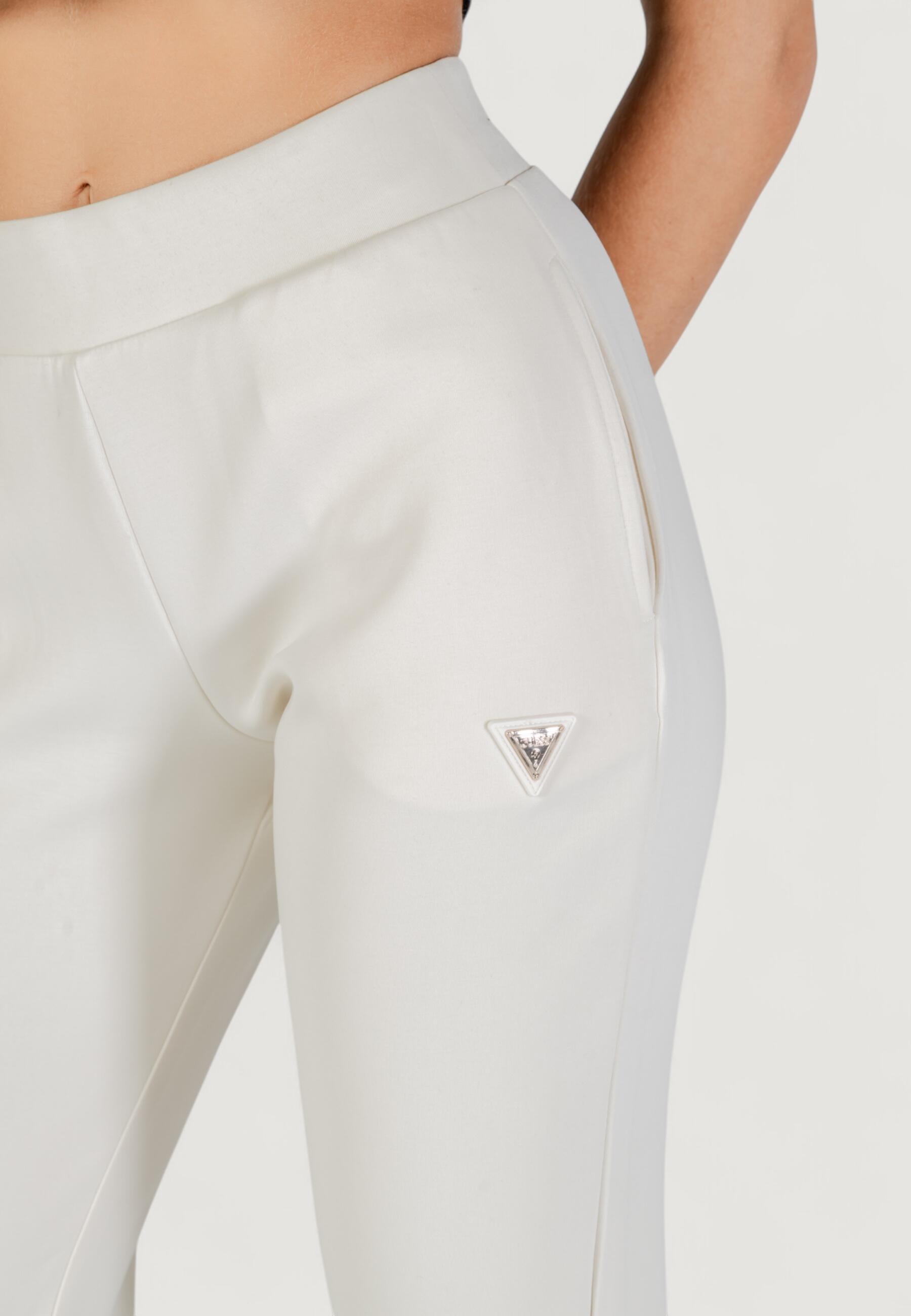 pantalon OLYMPE LONG PANTS FEMME BLANC 2/5
