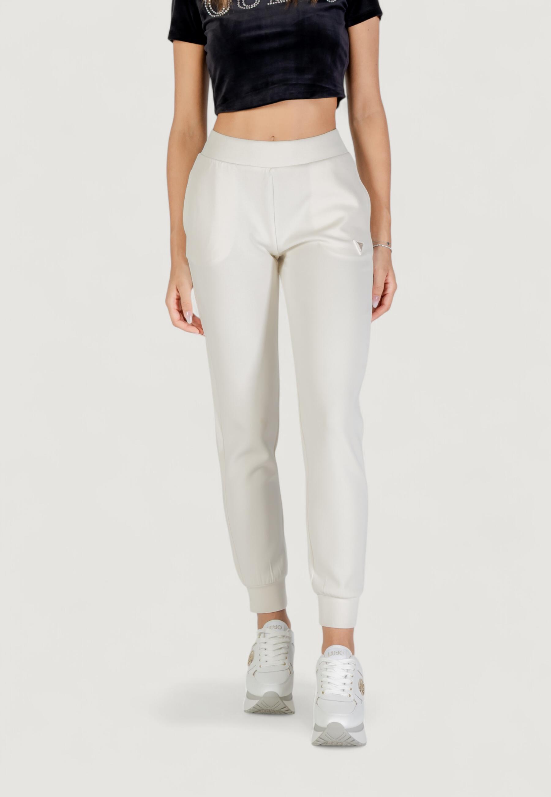 pantalon OLYMPE LONG PANTS FEMME BLANC 1/5