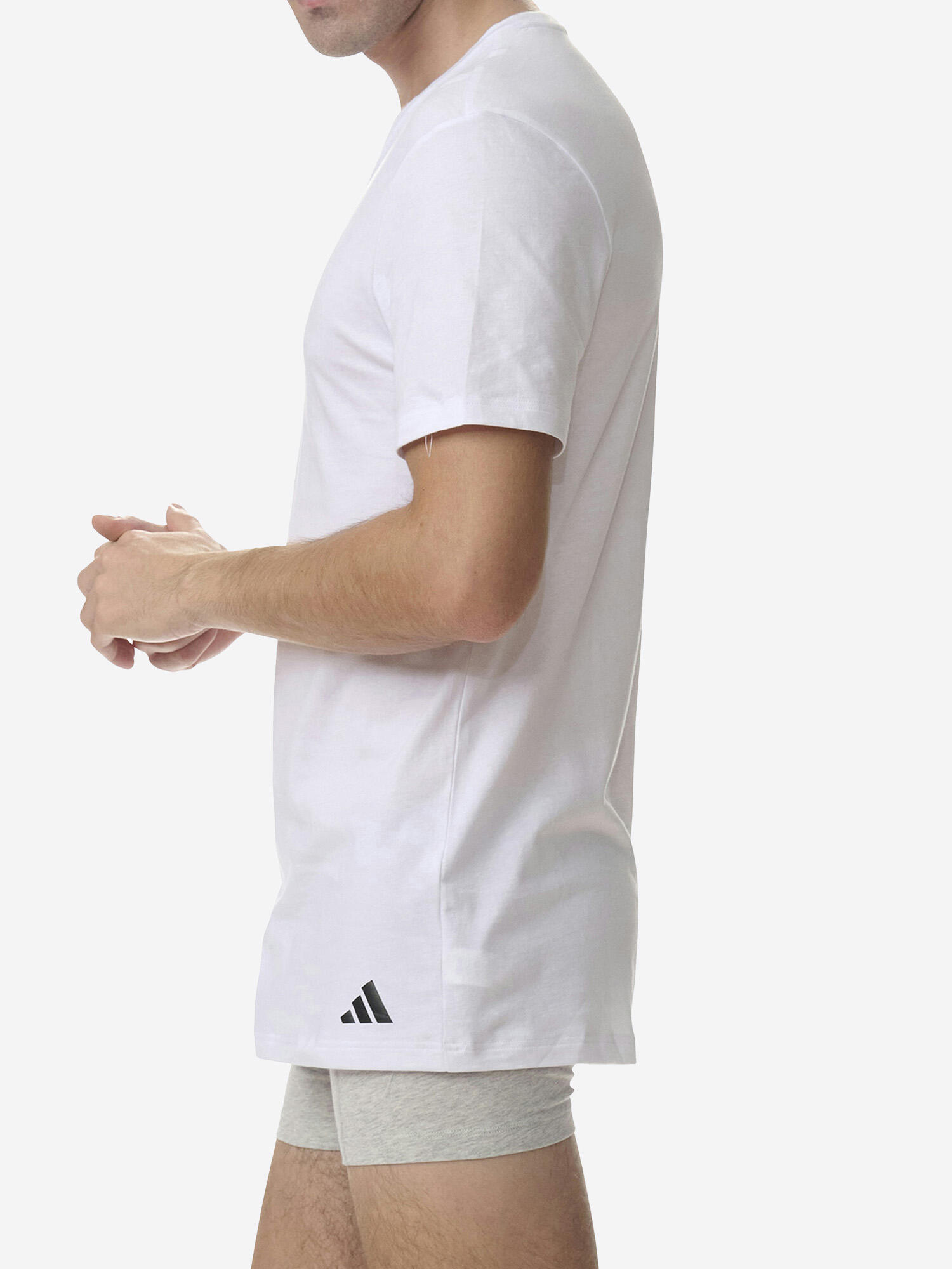 Training T-Shirt atmungsaktiv Herren - Active Core Cotton weiß 5/5