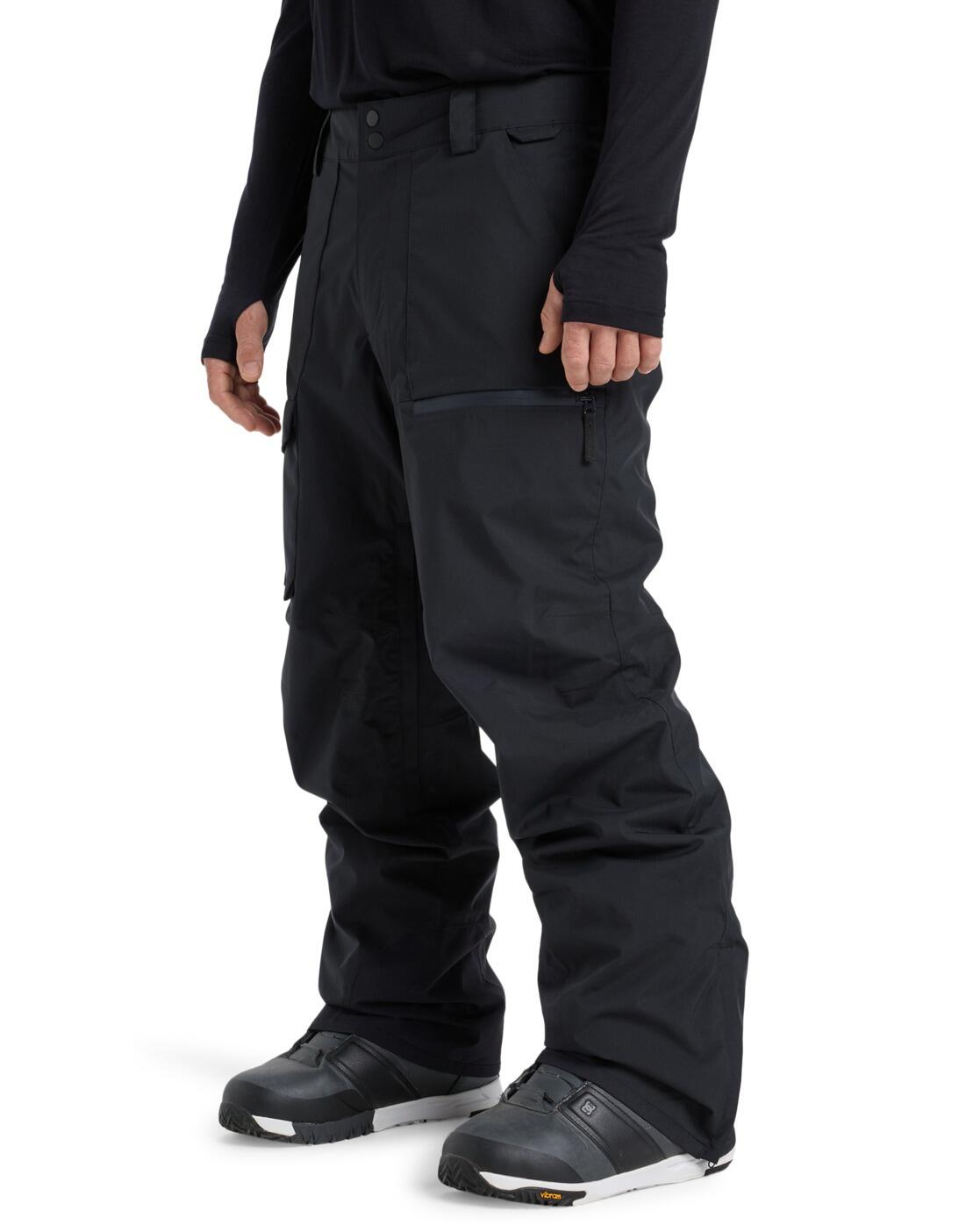 Pantalón técnico de snow UTILITY Negro Hombre 3/4
