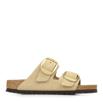 Sandalias Bio Mujer Birkenstock Arizona Big Buckle Beige
