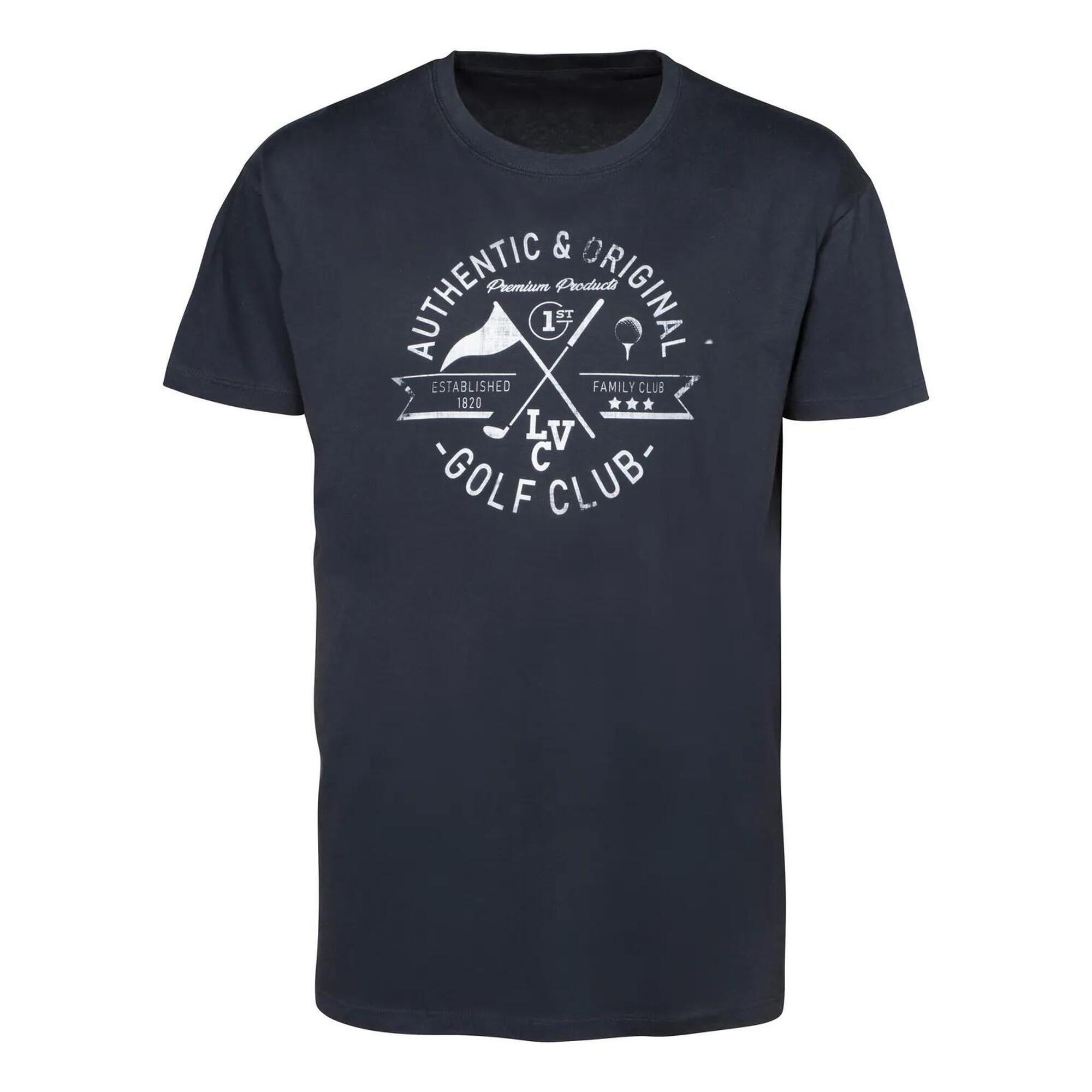 Ligne Verney-carron - T-shirt Golf Club Ligne Verney Carron -l - T-shirt Manches Courtes - Bleu - Decathlon