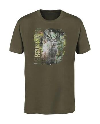 T-shirt Sérigraphie Cerf Percussion-S