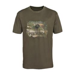 T-Shirt Sérigraphie Bécasse Percussion-M