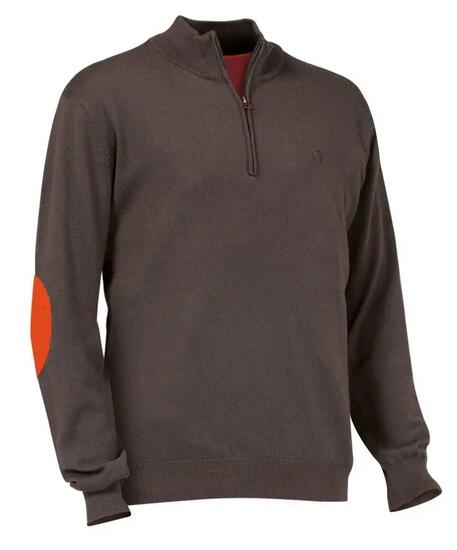 Pull Homme Club Interchasse Winsley Marron-XXXL