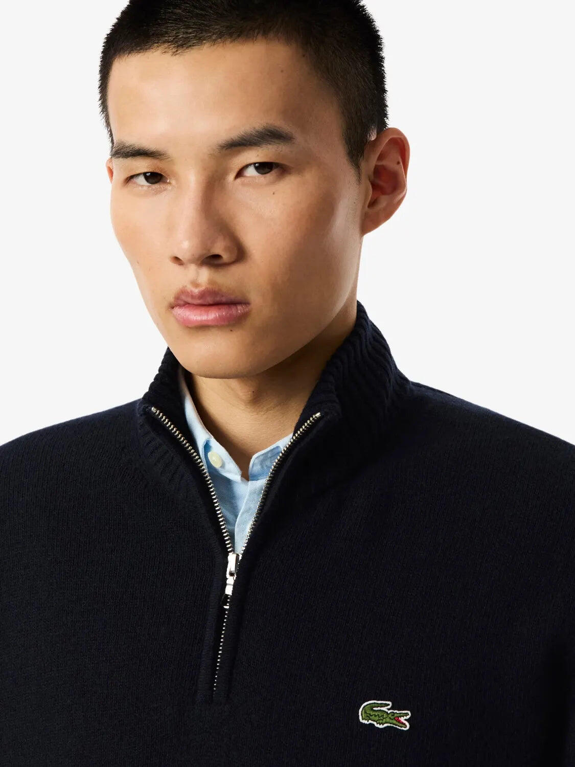 Pull camionneur Lacoste en laine - Homme 3/6