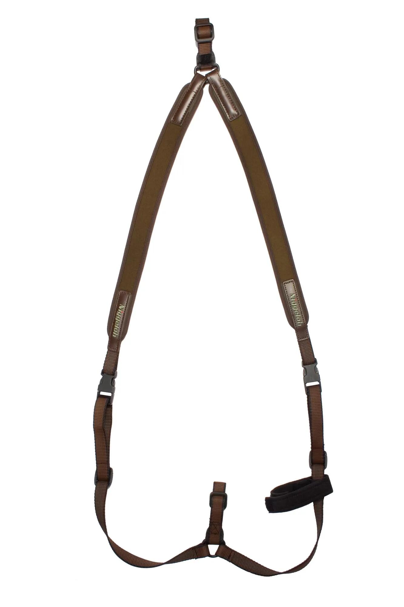 Bretelles en néoprène type ''SAC À DOS'' pour carabine - Niggeloh-noir 4/5