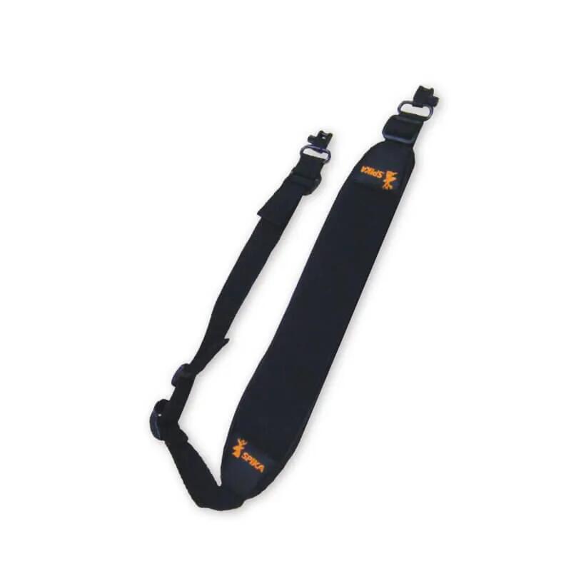 Bretelle Spika Noire En Néoprène Pour Carabine 1/1