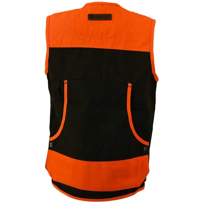 Gilet enfant haute visibilité polyester coton orange 6 à 16 ans 3/5