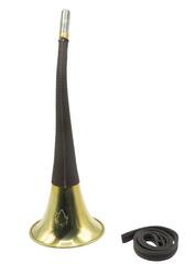 Corne D'appel à Pavillon et Revêtement Cuir Januel 40 cm