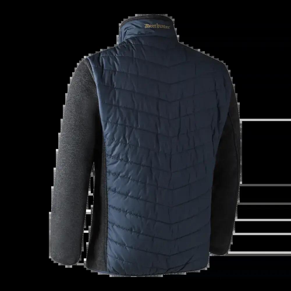 Moor wattierte Jacke - Dark Blue, warm und bewegungsfreundlich 2/3