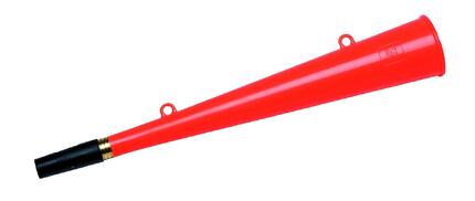 Corne De Brume Plastique 36 cm Orange