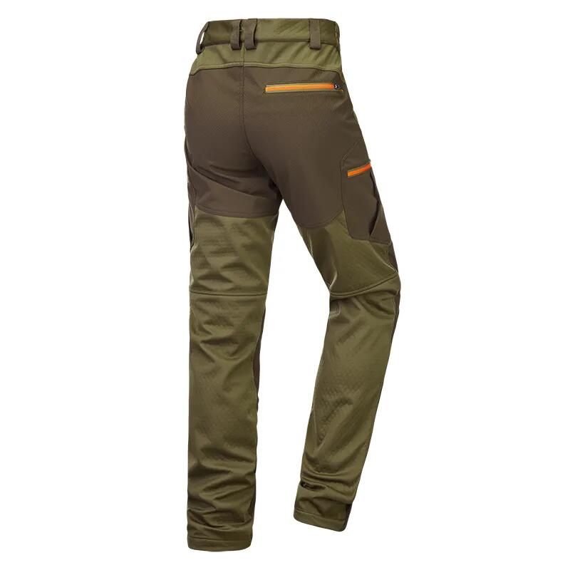 Pantalon De Chasse Souple Actistretch Stagunt Kaki - 50 2/2