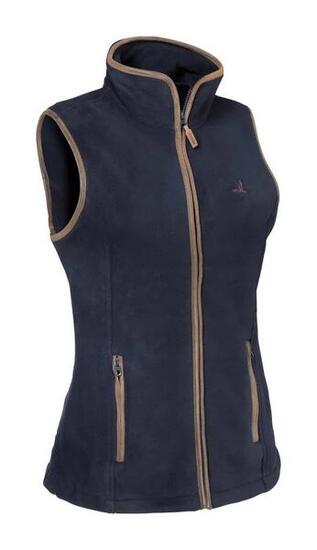Gilet Percussion Polaire Scotland Marine Pour Femme -XXL