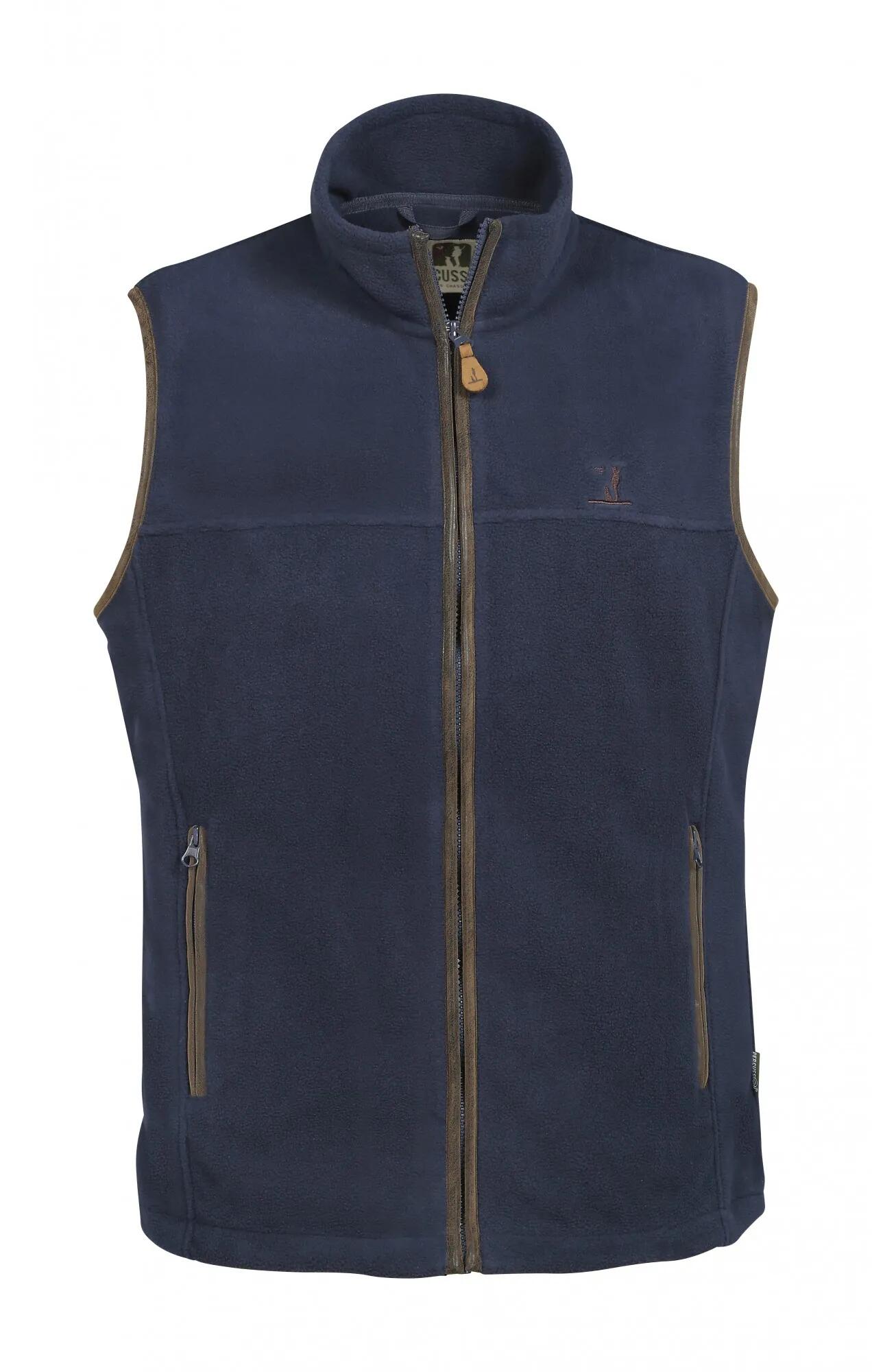 Gilet Percussion Polaires Scotland Marine 4 Poches -M 1/1