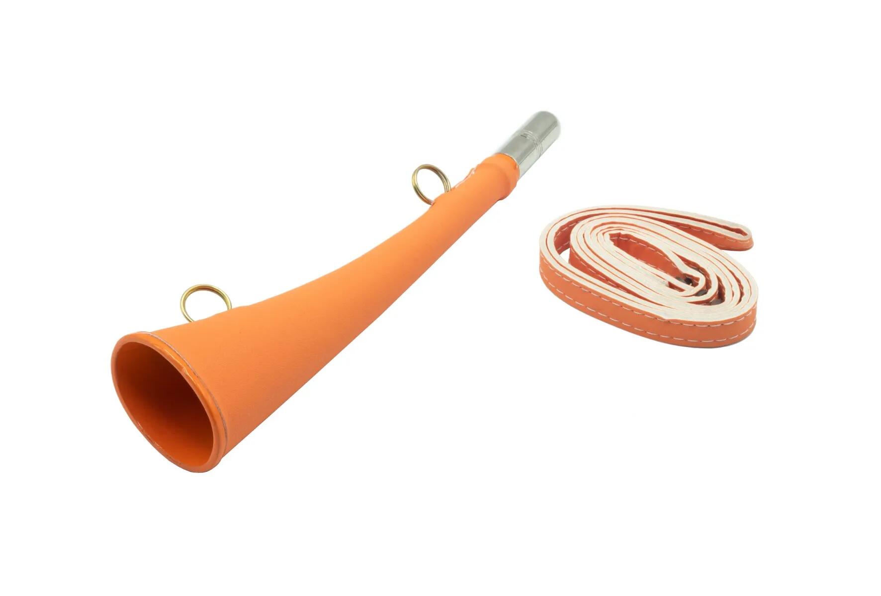 Corne Plate Orange 25 cm avec Bretelle 4/6