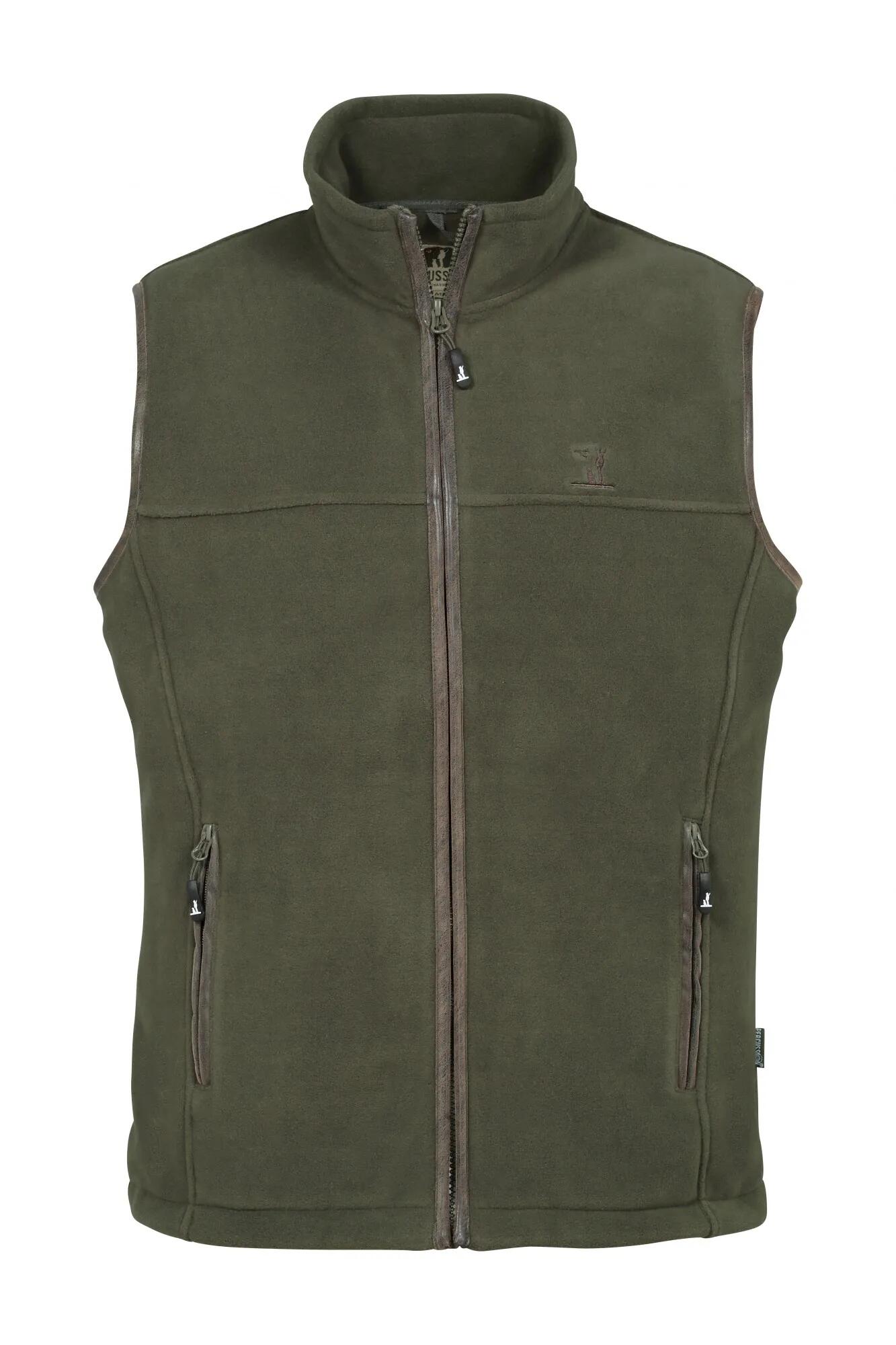 Gilet Percussion Polaire Scotland Kaki 4 Poches-L 1/1