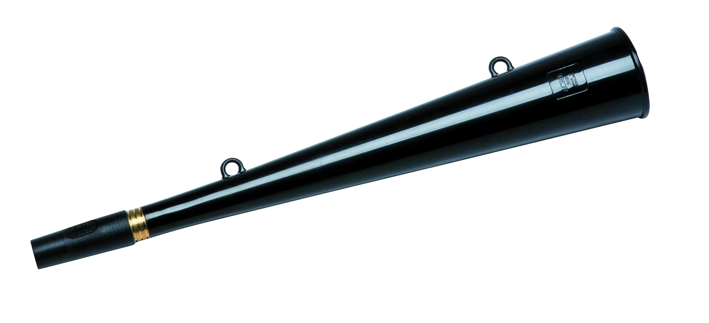 Corne De Brume Plastique 36 cm Noire 1/1