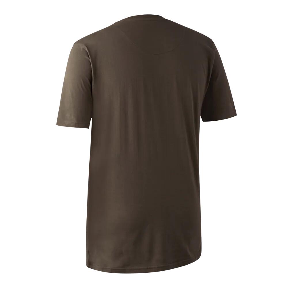 Deerhunter 2er-Pack T-Shirts Herren (Green/Brown Leaf) Größe XXXL 6/6