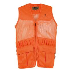 Gilet de Chasse Percussion Savane Filet Orange - L