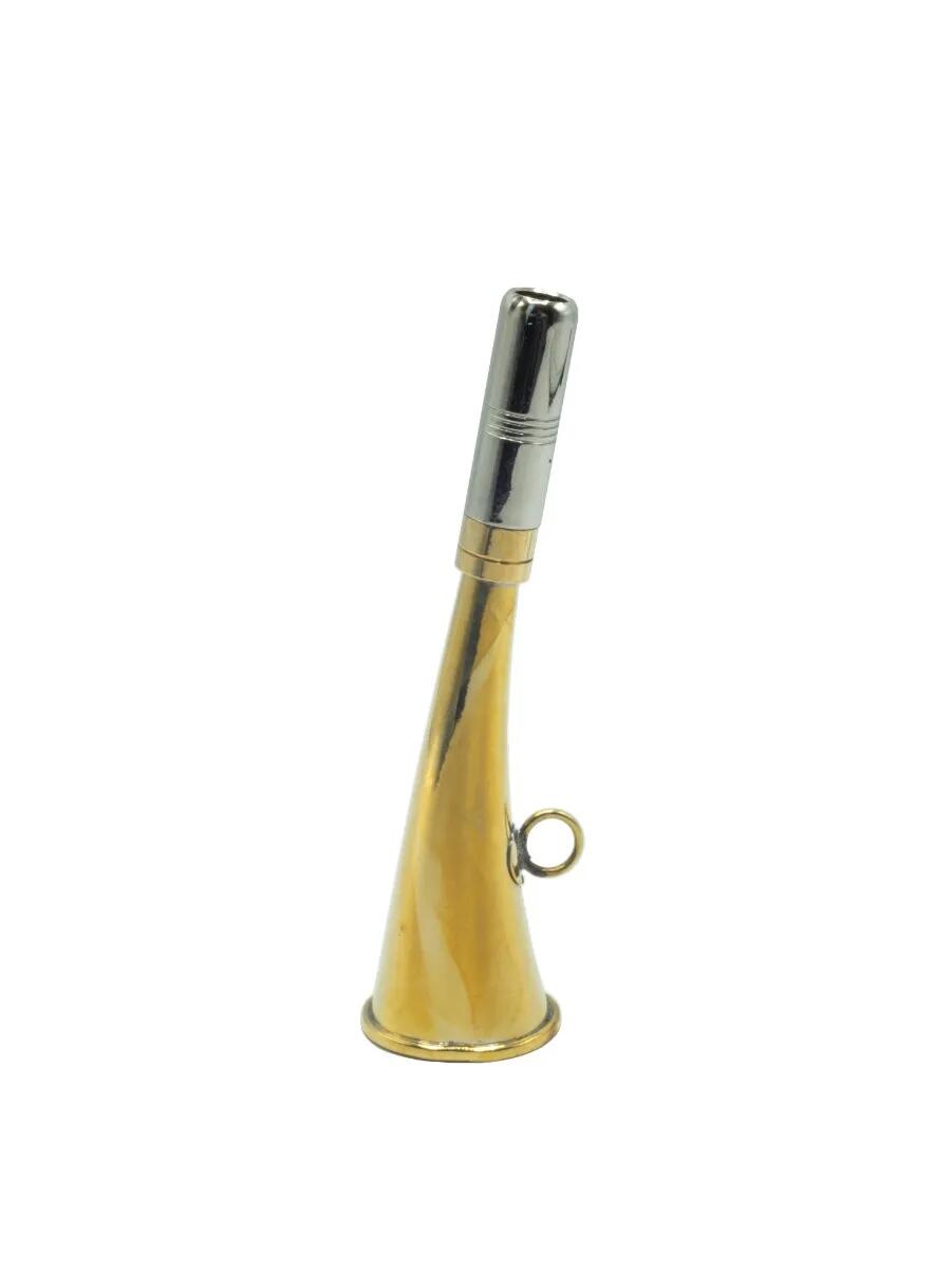 Corne D'appel Laiton Décor Sanglier 16 cm 4/6