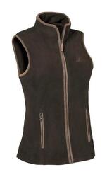 Gilet Percussion Polaire Scotland Kaki Pour Femme -XS