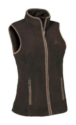Gilet Percussion Polaire Scotland Kaki Pour Femme -L