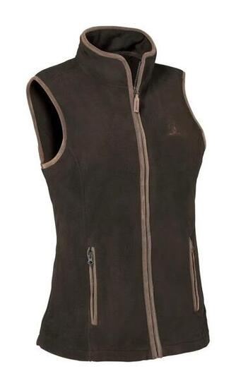 Gilet Percussion Polaire Scotland Kaki Pour Femme -S