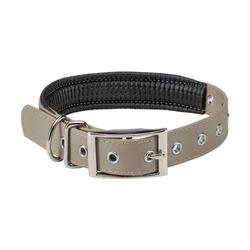 Collier Doublé Stepland 60 Cm Pour Chien-taupe