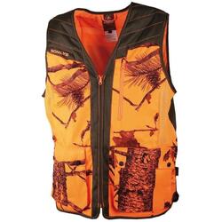 Gilet Classy déperlant polyester nylon camo orange vert S à 4XL