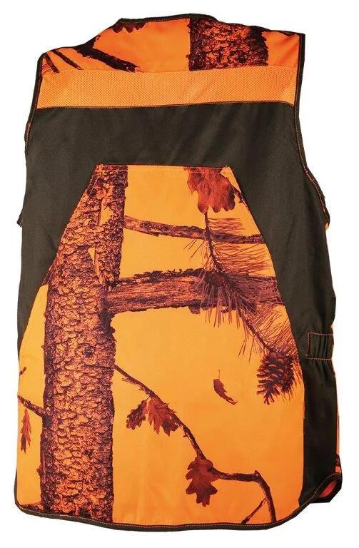Gilet Classy déperlant polyester nylon camo orange vert S à 4XL 2/5