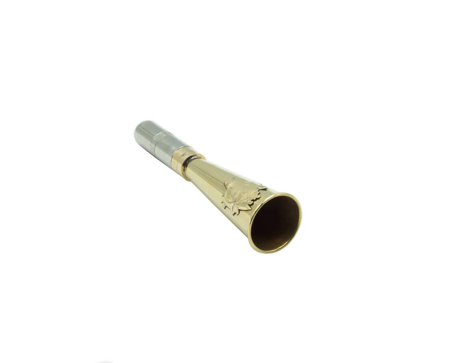 Corne D'appel Laiton Décor Sanglier 12 cm 4/6
