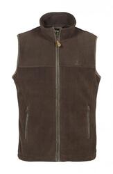 Gilet Percussion Polaires Scotland Marron 4 Poches-M