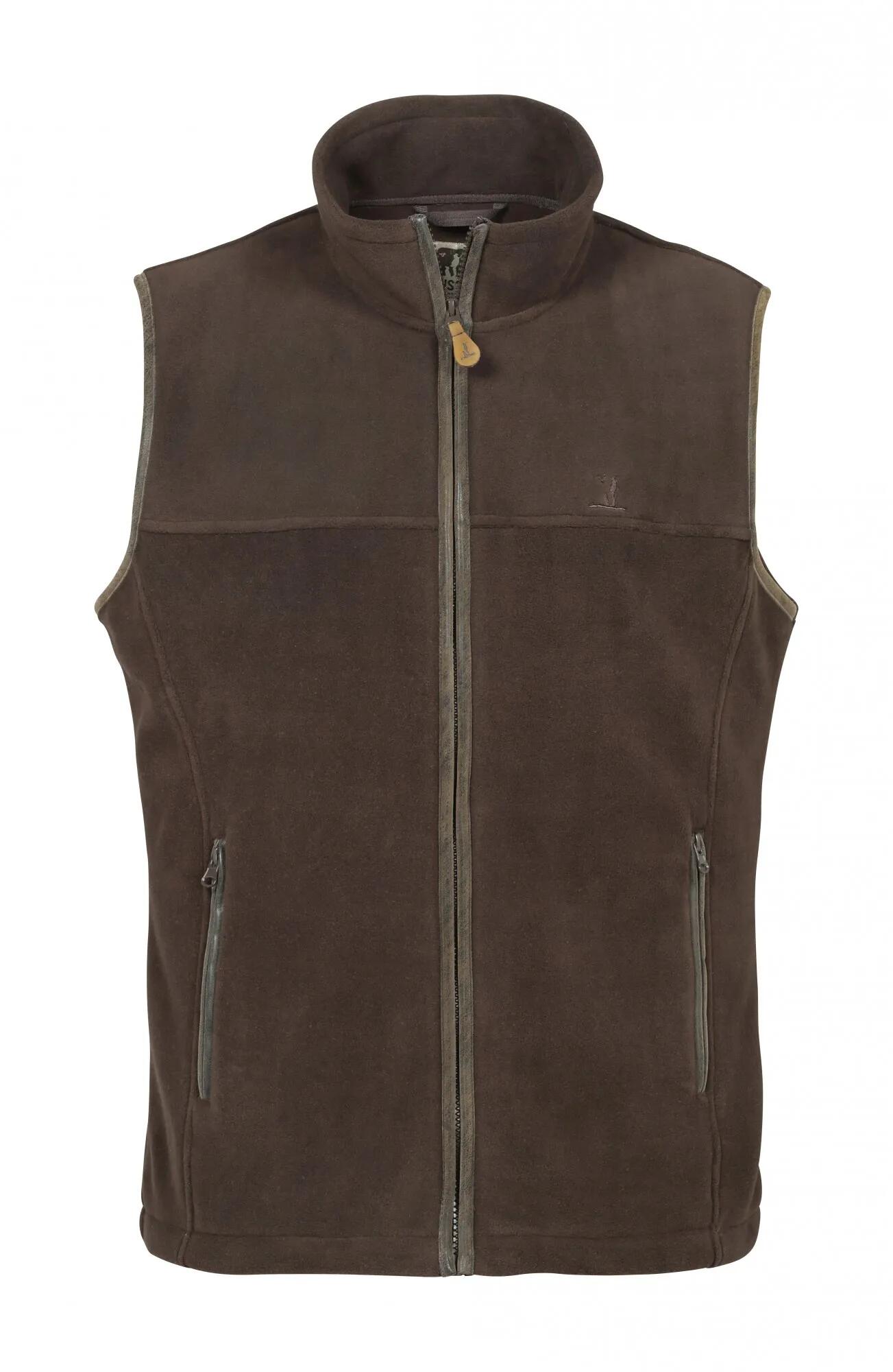 Gilet Percussion Polaires Scotland Marron 4 Poches -XXXL 1/1
