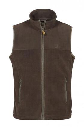 Gilet Percussion Polaires Scotland Marron 4 Poches-XL